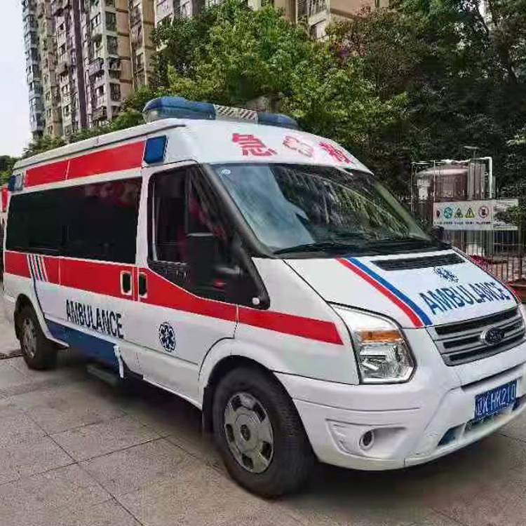 张家川长途救护车护送病人返乡